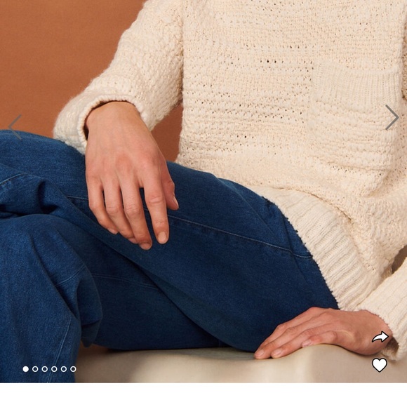 Sandro Mens Oversized Sweater - Picture 6 of 8